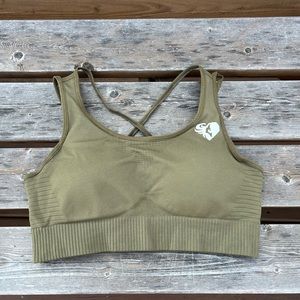 Women’s Best Crossback Sports Bra - Olive/S